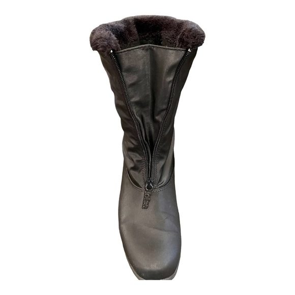 TOTES STARIDE 2, WOMENS BLACK, COLD WEATHER & WATERPROOF BOOTS. SIZE 8M - Picture 3 of 10